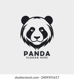 Descubra la mezcla perfecta de fiereza y cortesía con nuestra plantilla de diseño de logotipo para vector de panda facial enojado. ¡Cree hoy una identidad de marca sorprendente!