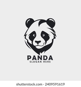 Descubra la mezcla perfecta de fiereza y cortesía con nuestra plantilla de diseño de logotipo para vector de panda facial enojado. ¡Cree hoy una identidad de marca sorprendente!