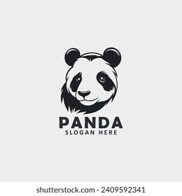 Discover the perfect panda face vector logo design template for your brand! Create a unique and engaging visual identity with our high-quality design.