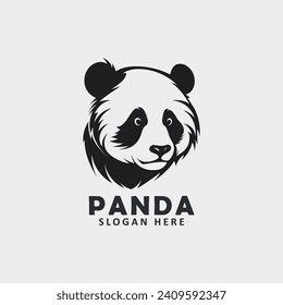 Discover the perfect panda face vector logo design template for your brand! Create a unique and engaging visual identity with our high-quality design.