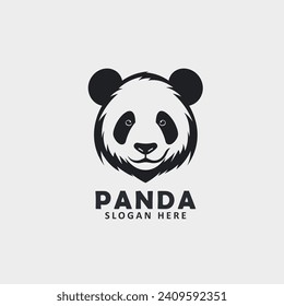 Discover the perfect panda face vector logo design template for your brand! Create a unique and engaging visual identity with our high-quality design.