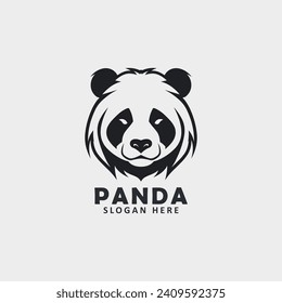 Discover the perfect panda face vector logo design template for your brand! Create a unique and engaging visual identity with our high-quality design.