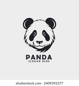 Discover the perfect panda face vector logo design template for your brand! Create a unique and engaging visual identity with our high-quality design.