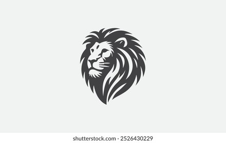 Discover a powerful and detailed lion face silhouette, perfect for adding a majestic touch to your designs. Ideal for branding, logos, t-shirts, and more. Available in high-quality vector format.