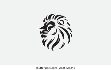 Descubra una silueta de cara de león potente y detallada, perfecta para añadir un toque majestuoso a tus diseños. Ideal para marcas, logotipos, camisetas y más. Disponible en formato de Vector de alta calidad.