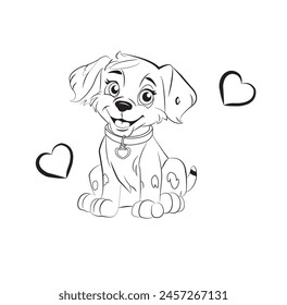 Discover simplicity ,elegance in this modern dog vector icon. This minimalist canine symbol is perfect for variety of design projects from pet-related businesses to graphic design, website, apps.