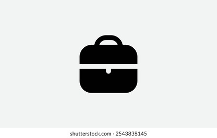Discover a sleek and professional briefcase interface icon, perfect for representing business, organization, or productivity tools in digital designs and applications