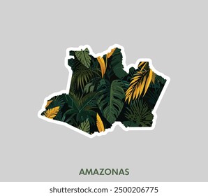 Discover the spirit of the Amazonas with this stylish sticker! It’s a reminder of the importance of protecting forests and natural heritage. The perfect choice for those who care about the planet.