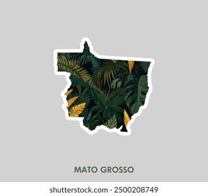 Discover the spirit of the Mato Grosso with this stylish sticker! It’s a reminder of the importance of protecting forests and natural heritage. The perfect choice for those who care about the planet.