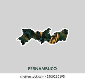 Descubra el espíritu del Pernambuco con esta elegante pegatina! Es un recordatorio de la importancia de proteger los bosques y el patrimonio natural. La elección perfecta para aquellos que se preocupan por el planeta.