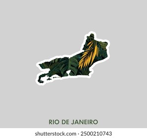 Discover the spirit of the Rio de Janeiro with this stylish sticker! It’s a reminder of the importance of protecting forests and natural heritage. The perfect choice for those who care about planet.