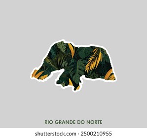 Discover the spirit of the Rio Grande do Norte with this stylish sticker! It’s a reminder of the importance of protecting forests and natural heritage.