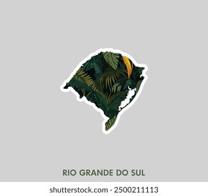 Discover the spirit of the Rio Grande do Sul with this stylish sticker! It’s a reminder of the importance of protecting forests and natural heritage. The perfect choice for those who care about the pl