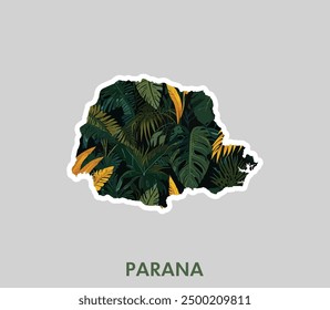 Discover the spirit of the Paraná with this stylish sticker! It’s a reminder of the importance of protecting forests and natural heritage. The perfect choice for those who care about the planet.