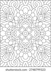Discover striking symmetrical mandala