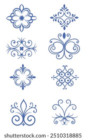 Discover a stunning collection of vintage decorative elements and ornaments in vector format. Perfect for enhancing your design projects with elegant and intricate details.