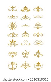  Discover a stunning collection of vintage decorative elements and ornaments in vector format. Perfect for enhancing your design projects with elegant and intricate details.