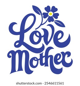 Discover stunning 'Mother Love' typography designs perfect for creative projects. Ideal for posters, greeting cards, t-shirts, and more. Available on Shutterstock, AdobeStock, and Freepik for instant 