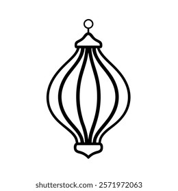 Discover a stunning wavy-shaped lantern illustration, perfect for festivals, celebrations, and creative projects. This high-quality vector features an artistic design  ideal for branding, decor,