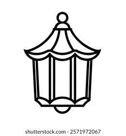 Discover a stunning wavy-shaped lantern illustration, perfect for festivals, celebrations, and creative projects. This high-quality vector features an artistic design  ideal for branding, decor,