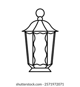 Discover a stunning wavy-shaped lantern illustration, perfect for festivals, celebrations, and creative projects. This high-quality vector features an artistic design  ideal for branding, decor,