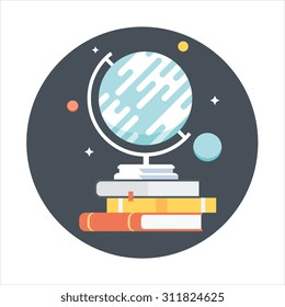 Discover theme, flat style, colorful, vector icon for info graphics, websites, mobile and print media.