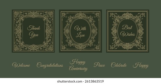 Discover these stunning hand-drawn ornate frames. Perfect for invitations, certificates, or creative projects, these vector designs add elegance to any design. 