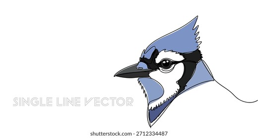 Descubra esta llamativa ilustración de arte de la línea Blue Jay, perfecta para diseños modernos, materiales educativos o para agregar un toque de elegancia natural a cualquier proyecto