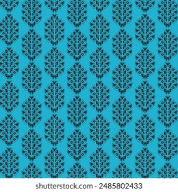 Discover the timeless allure of our Blue and Black Southern Flower Pattern fabric, where traditional Southern charm meets floral elegance.