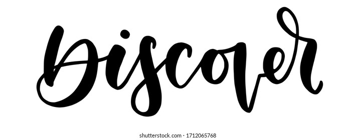 Discover Vector Lettering Handwriting Font Stock Vector (Royalty Free ...