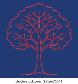 Discover a vibrant, detailed tree illustration perfect for eco-themed designs, nature projects, or environmental campaigns. Ideal for posters, web graphics, and branding materials.