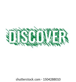 Discover Word On Scribble Lines Discover Stock Vector (royalty Free 