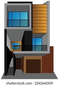Discover a world of contemporary living with these sleek and stylish modern house illustrations. Featuring clean lines, bold shapes, and an eye-catching color palette, these illustrations are perfect.