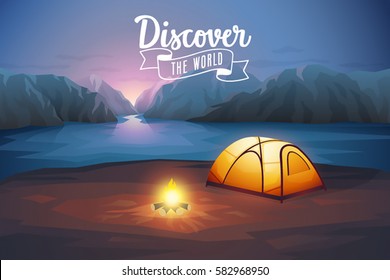 Tent Camping High Res Stock Images Shutterstock