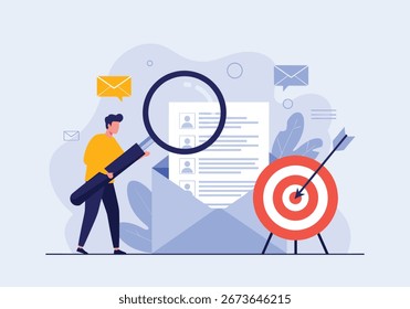 Descobrindo o candidato ideal por meio de pesquisa focada de candidatos e direcionamento preciso para o sucesso do recrutamento