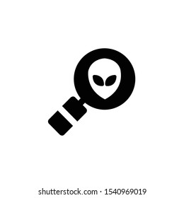 Discovery Icon , Alien Logo, Space Symbol .
