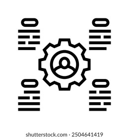 discovery technical sales engineer line icon vector. discovery technical sales engineer sign. isolated contour symbol black illustration