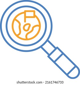 Discovery vector icon. Can be used for printing, mobile and web applications.