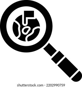Icono de vector de detección. Se puede usar para imprimir, móviles y aplicaciones web.