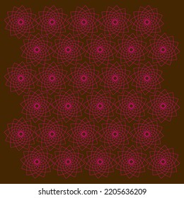 Discreet visual texture but with a touch of stridency. Mandalas ideal for patterns, backgrounds, etc.