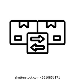 Discrepancy Line Vector Illustration On White Background.