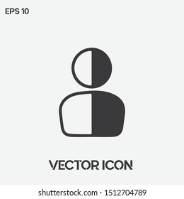 Discrimination,Racism Vector Icon Illustration. Ui/Ux. Premium Quality.