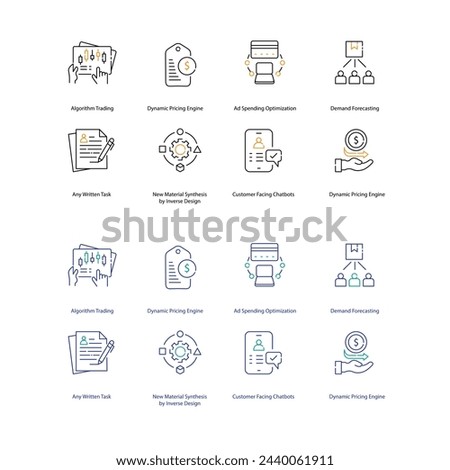 Discriminative AI Use Vector Icons Understanding Ethical Implications
