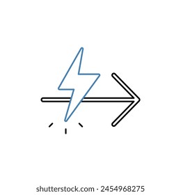 discription concept line icon. Simple element illustration. discription  concept outline symbol design.