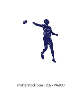 Discus thrower vector illustration. silhouette discus throw abstract design