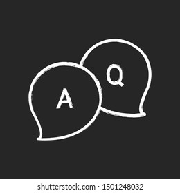 Discuss chalk icon vector illustration logo template