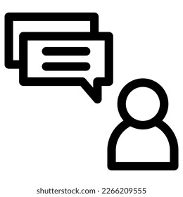discuss icon or logo isolated sign symbol vector illustration - high quality black style vector icons
