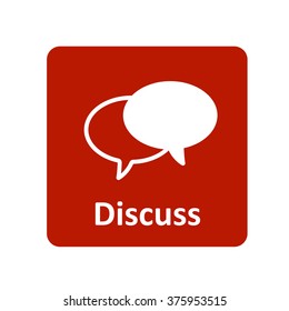 Discuss icon for web and mobile