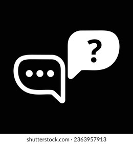 Discuss sms vector icon Vector design