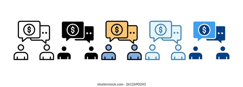 Discussing Icon Set Multiple Style Collection